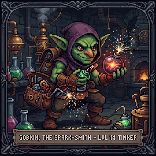Gobkin, The Spark-Smith - Lvl 14 Tinker